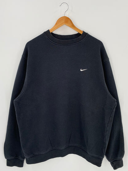 00' NIKE MINI SWOOSH Size L Vintage Sweat-Shirt / K857