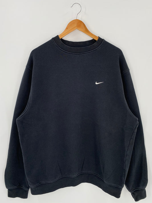 00' NIKE MINI SWOOSH Size L Vintage Sweat-Shirt / K857