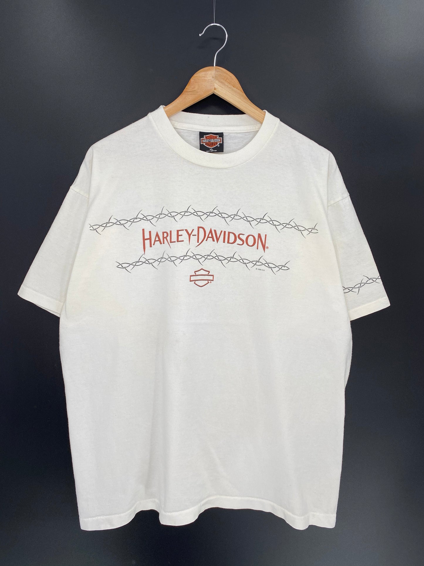 1998 Harley Davidson Made in USA Size XL Vintage T-Shirt / 7854