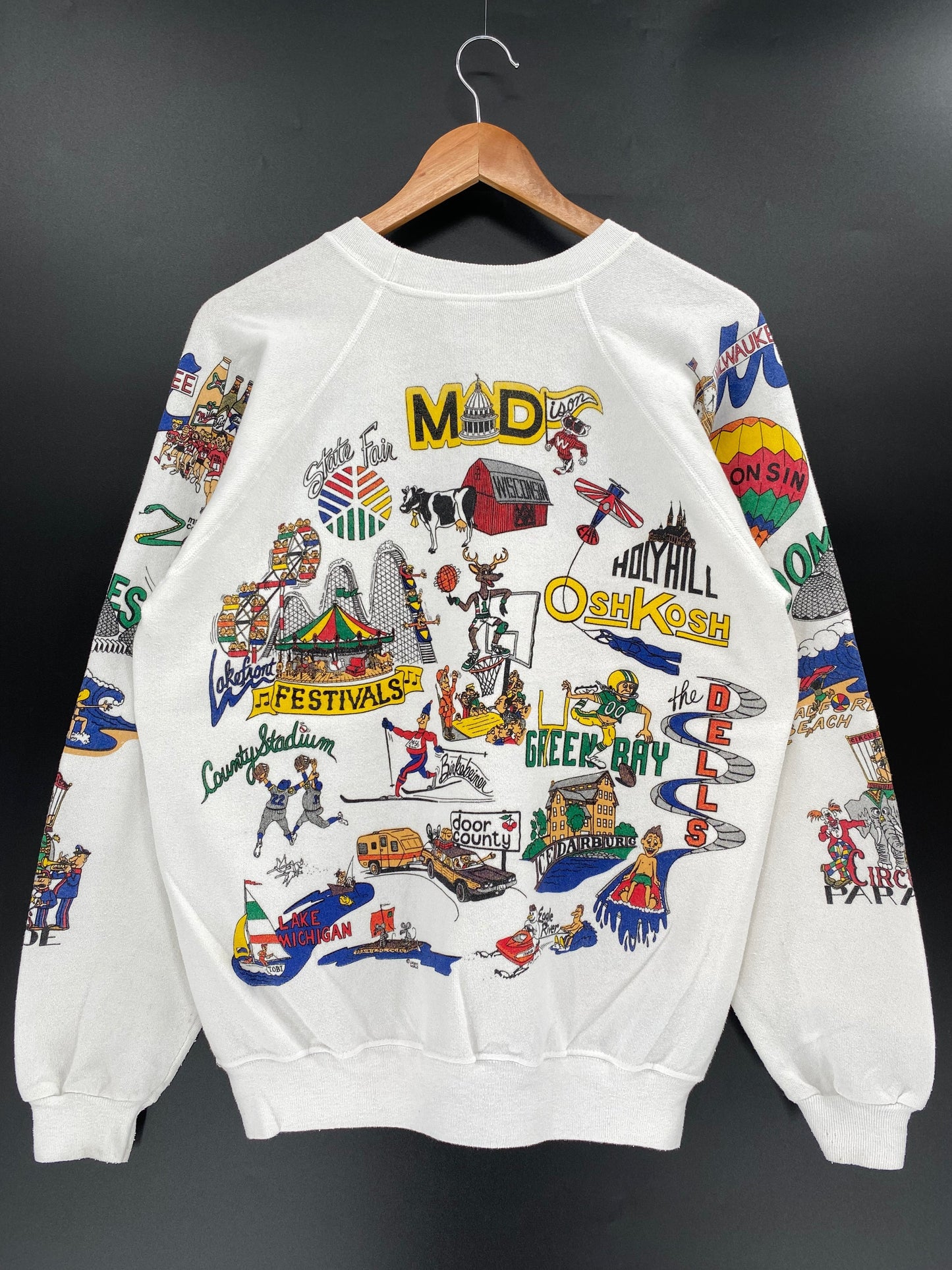 80’s WISCONSIN STATE FAIR Made in USA Size L Sweat-Shirt / E5546S