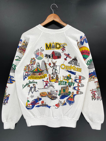 80’s WISCONSIN STATE FAIR Made in USA Size L Sweat-Shirt / E5546S