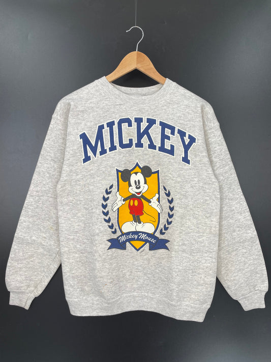 90’s DISNEY MICKEY Made in USA Size S Vintage Sweat-shirt / A4686