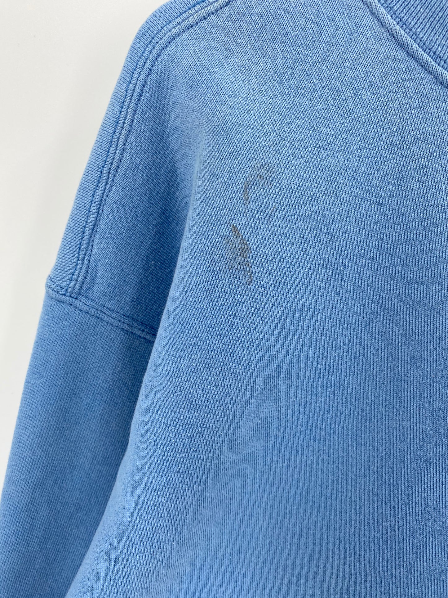 90’s NIKE Mini Swoosh Oil Stained Made in USA Size XXL Vintage Sweat-shirt / 7639