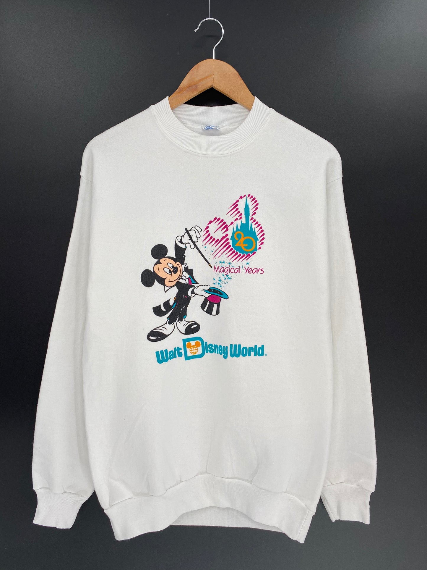 80’s DISNEY Made in USA Size L Vintage Sweat-shirt / 8115