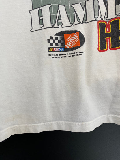 .1999 NASCAR TONY STEWART Made in USA Size XL Vintage Racing T-shirt / E1118