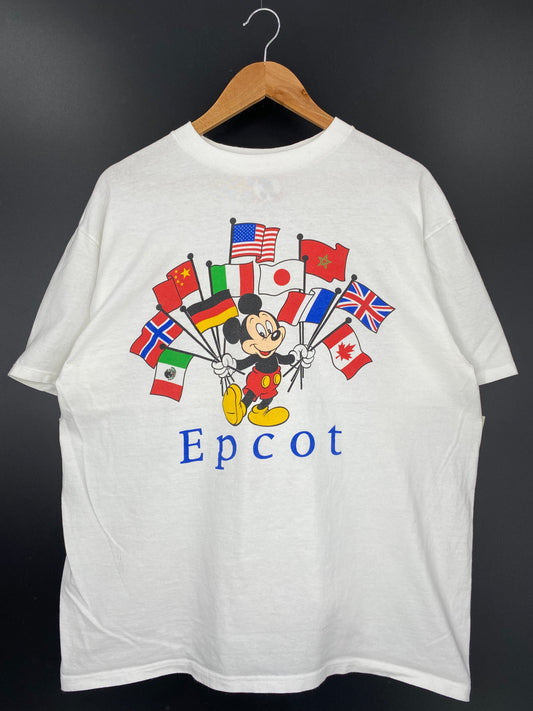 90's DISNEY MICKEY Made in USA Size XL Vintage T-Shirt / A3203