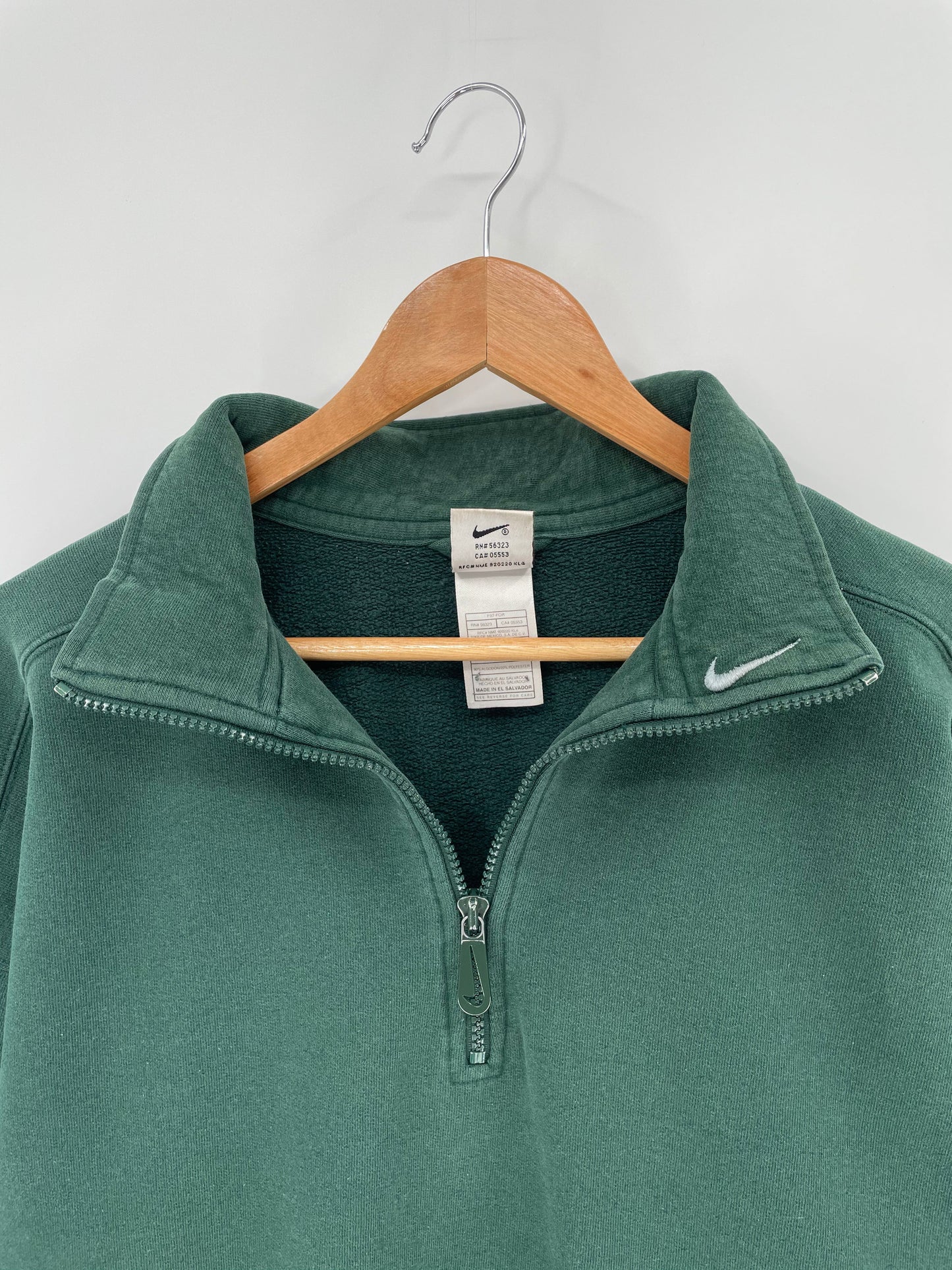 90’s NIKE Size L Vintage Half Zip Sweat-shirt  / K9447