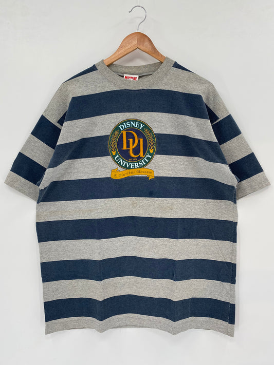 90’s DISNEY UNIVERSITY Made in USA Size L-XL Vintage T-Shirt / A3278
