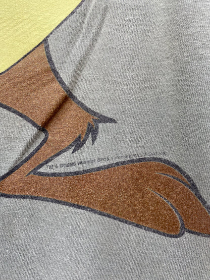 1995' LOONEY TUNES TAZ Made in USA Size L Vintage T-Shirt / K1901