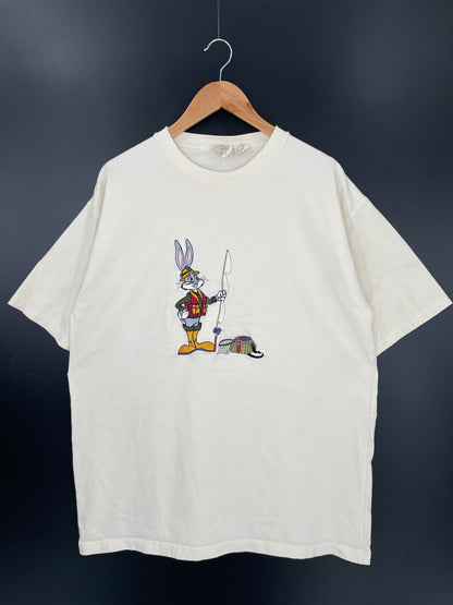 1996 LOONEY TUNES BUGS BUNNY Size XL Vintage T-Shirt / E378