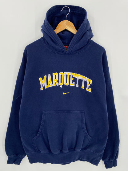 90’s NIKE MARQUETTE Size L Vintage Hoodie Sweat-shirt / 6629