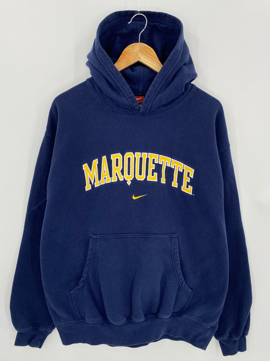 90’s NIKE MARQUETTE Size L Vintage Hoodie Sweat-shirt / 6629