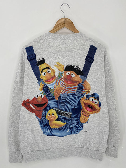 90's SESAME STREET Size XL Vintage Sweat-shirt  / K5282