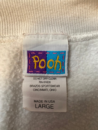 00’ DISNEY WINNIE THE POOH Made in USA Size L Vintage Sweat-Shirt / K2949