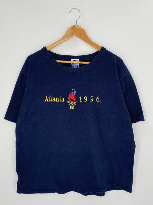 1996 CHAMPION ATLANTA OLYMPIC Size XL Vintage T-shirt / 7347