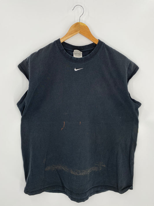 00' NIKE Center Swoosh Size L Vintage Tank-Top / 7193