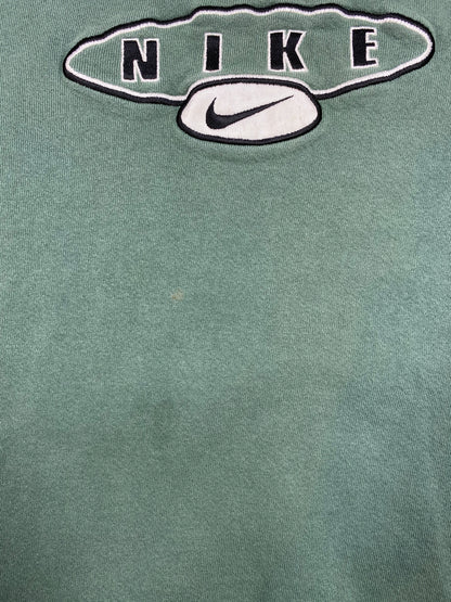 90’s NIKE Front Logo Made in USA Vintage Sweat-Shirt / 4911