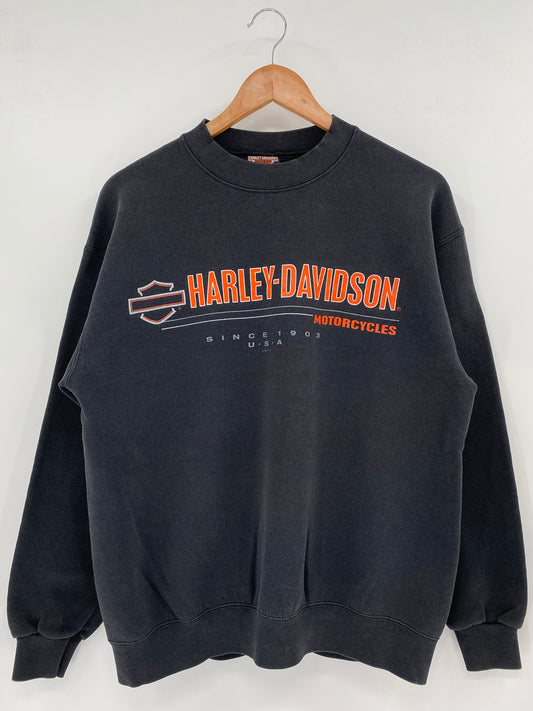 1999 HARLEY DAVIDSON Made in USA Size M Vintage Sweat-shirt / K3530