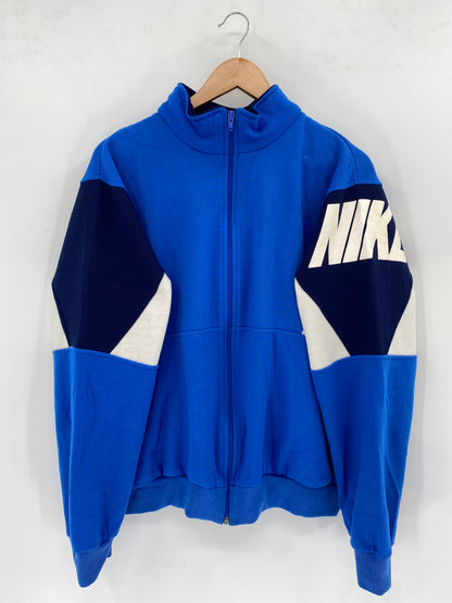 90’s Silver tag NIKE Size L Vintage Zip-up Sweat shirt / K1801