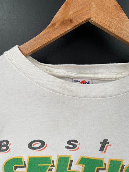 90’ BOSTON CELTICS Size No Tag (Approx.XL) Vintage NBA T- Shirt / A5117