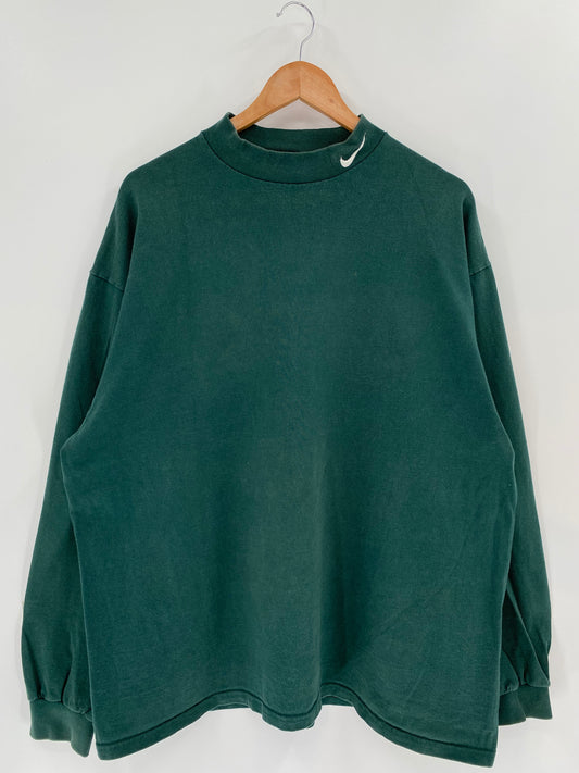 90's NIKE Made in USA Size XL Vintage Long Sleeve T-Shirt / k1562