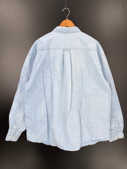 00' DISNEY Size XL Vintage Long Sleeve Denim Shirt / K2243