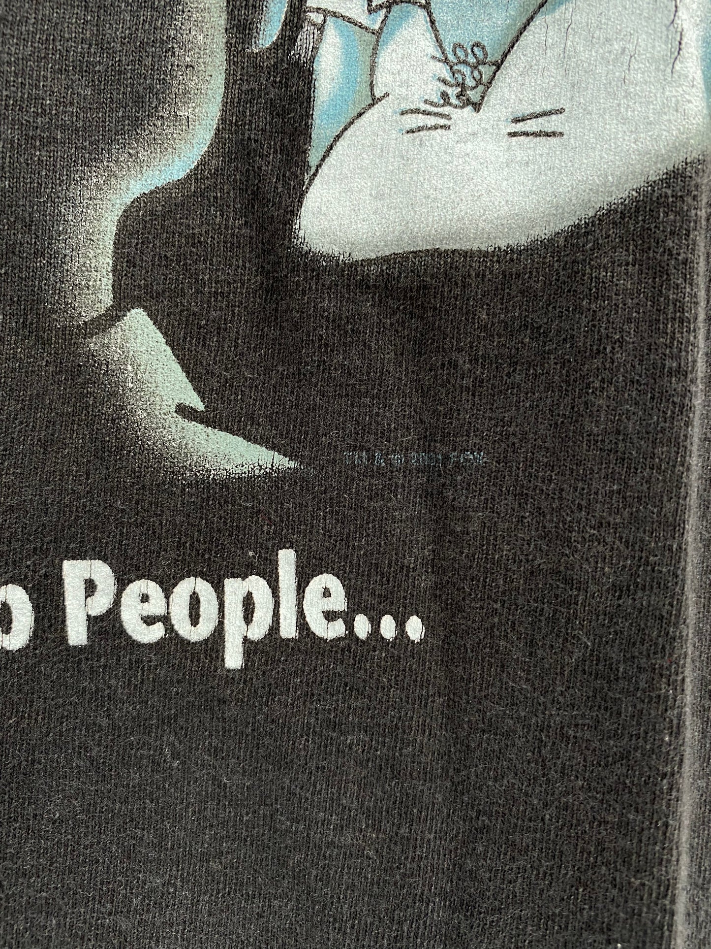 2001 THE SIMPSONS Size L Vintage T-Shirt / A3872