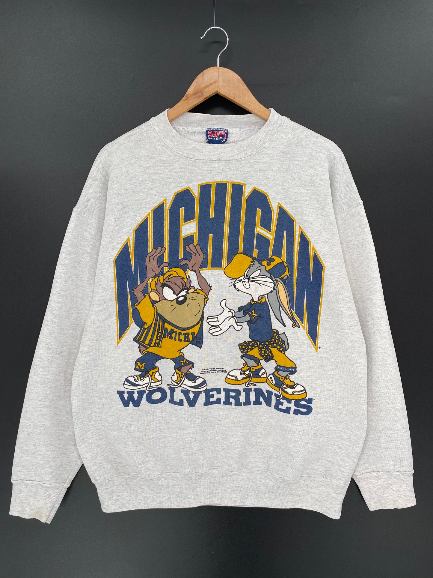 90’s LOONEY TUNES AND BUGS BUNNY MADE IN USA Size XL Vintage Sweat-shirt / 9714