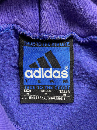 90’s ADIDAS Size M Faded Vintage Hoodie Sweat-shirt / K5879