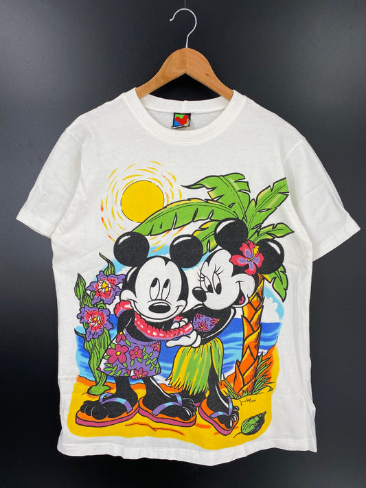 90’s DISNEY MICKEY AND MINNIE Approx. Size M Vintage T-Shirt / K2334