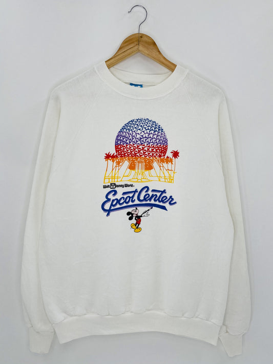 80’s Disney Mickey Mouse Epcot Made in USA  Size XL Vintage Sweat-Shirt   / K5022