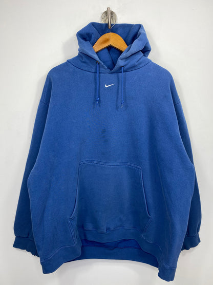 90's Nike Center Swoosh Vintage Made in USA Hoodie Sweat-Shirt /4477