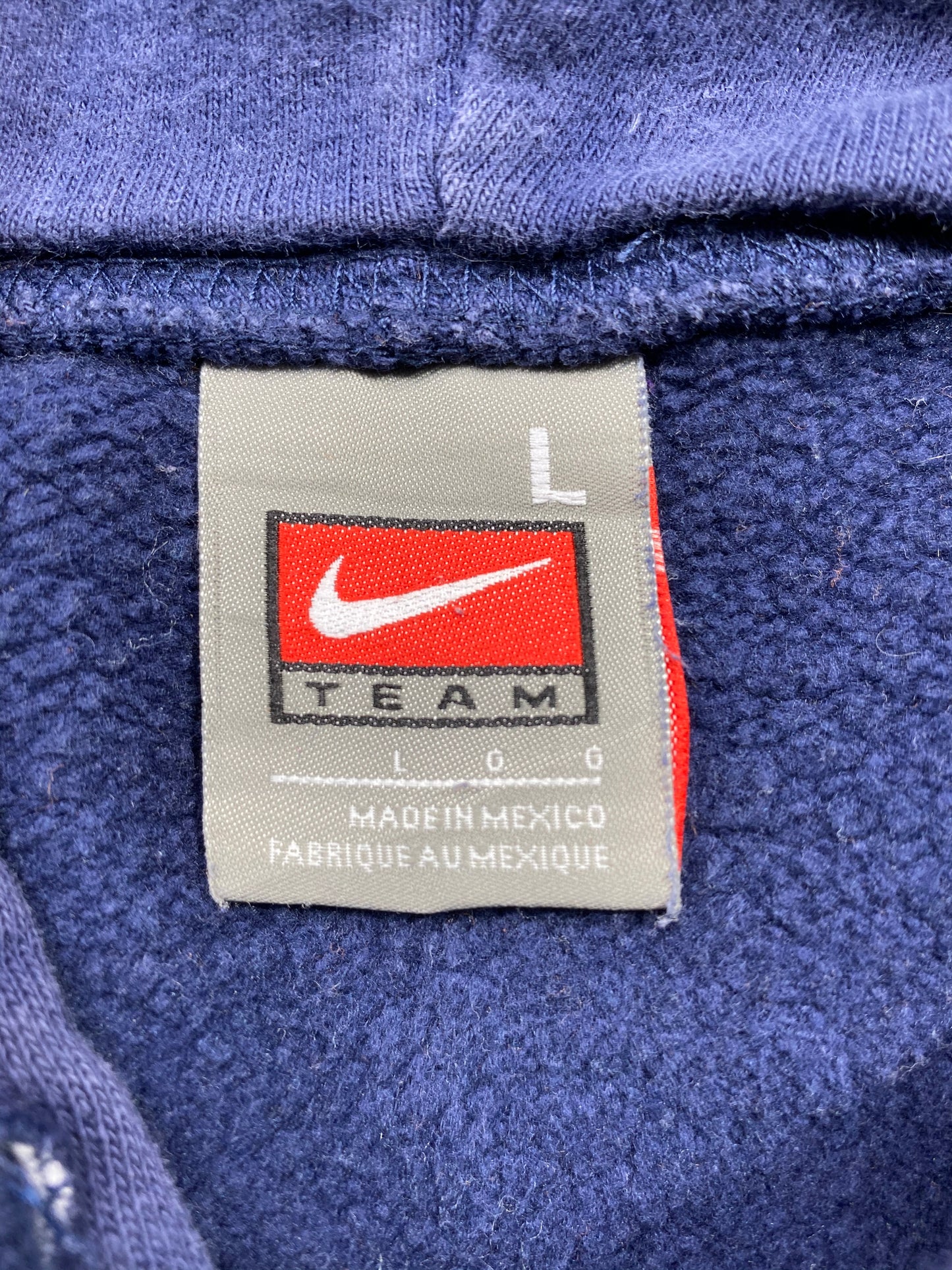 00' NIKE ILLINOIS Size L Vintage Hoodie Sweat-shirt   / 5922
