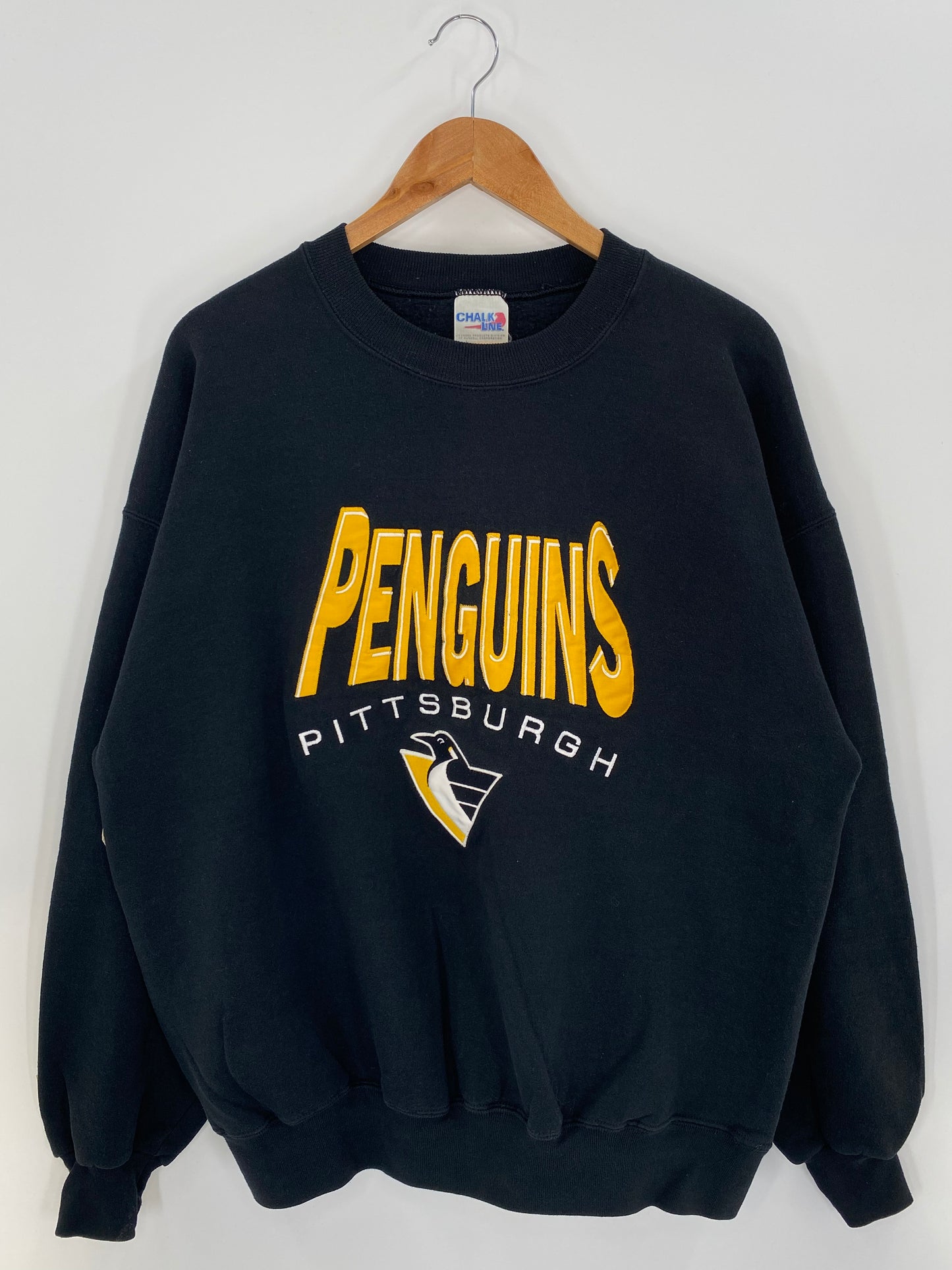 VINTAGE90’s PENGUINS Size XL Vintage NHL Vintage Sweat-Shirt /  k2796