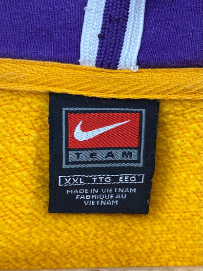 00’ NIKE x LOS ANGELES LAKERS Size XXL Vintage NBA Hoodie Sweat-shirt / A9803