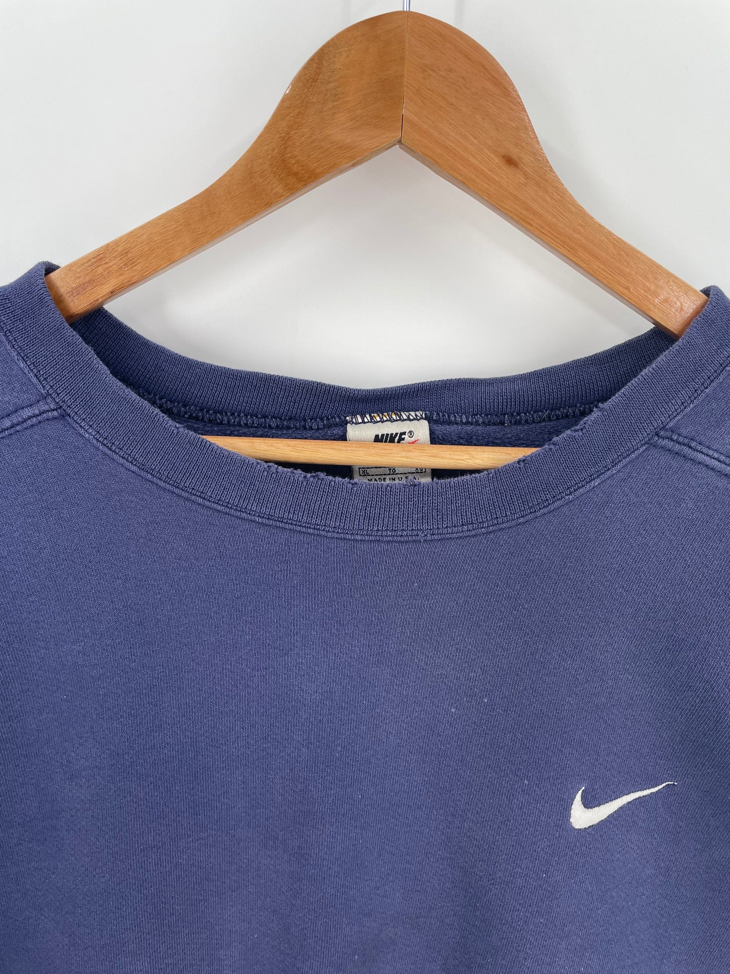 90’s NIKE MINI SWOOSH Made in USA Size XL Vintage Sweat-shirt / A1335