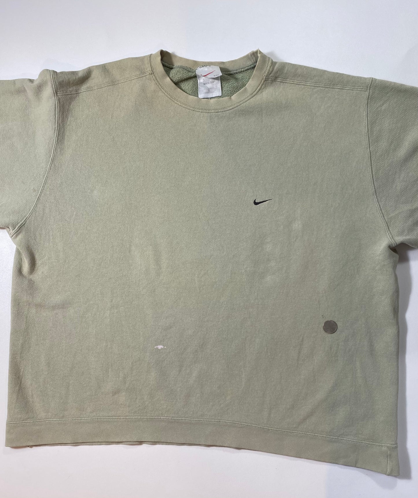 90’s NIKE Mini Swoosh Made in USA Size XXL Vintage Sweat-shirt / 6990