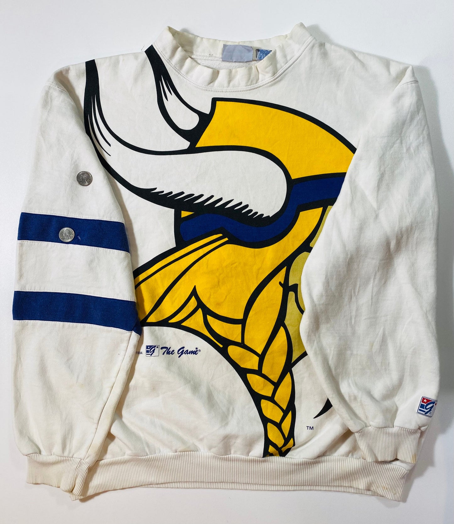 90's VIKINGS Size XL Vintage NFL Sweat-shirt / k7210