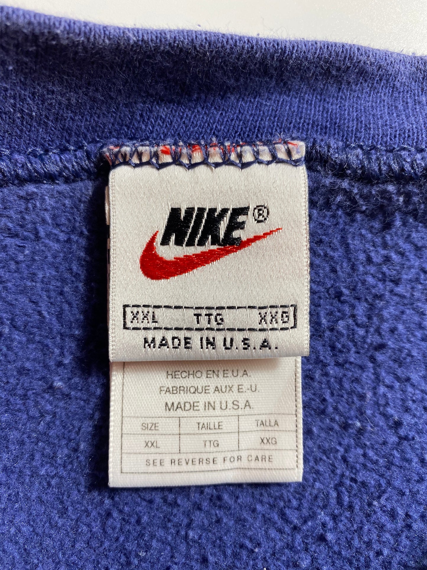 90’s NIKE MINI SWOOSH Made in USA Size XXL Vintage Sweat-shirt / A8369