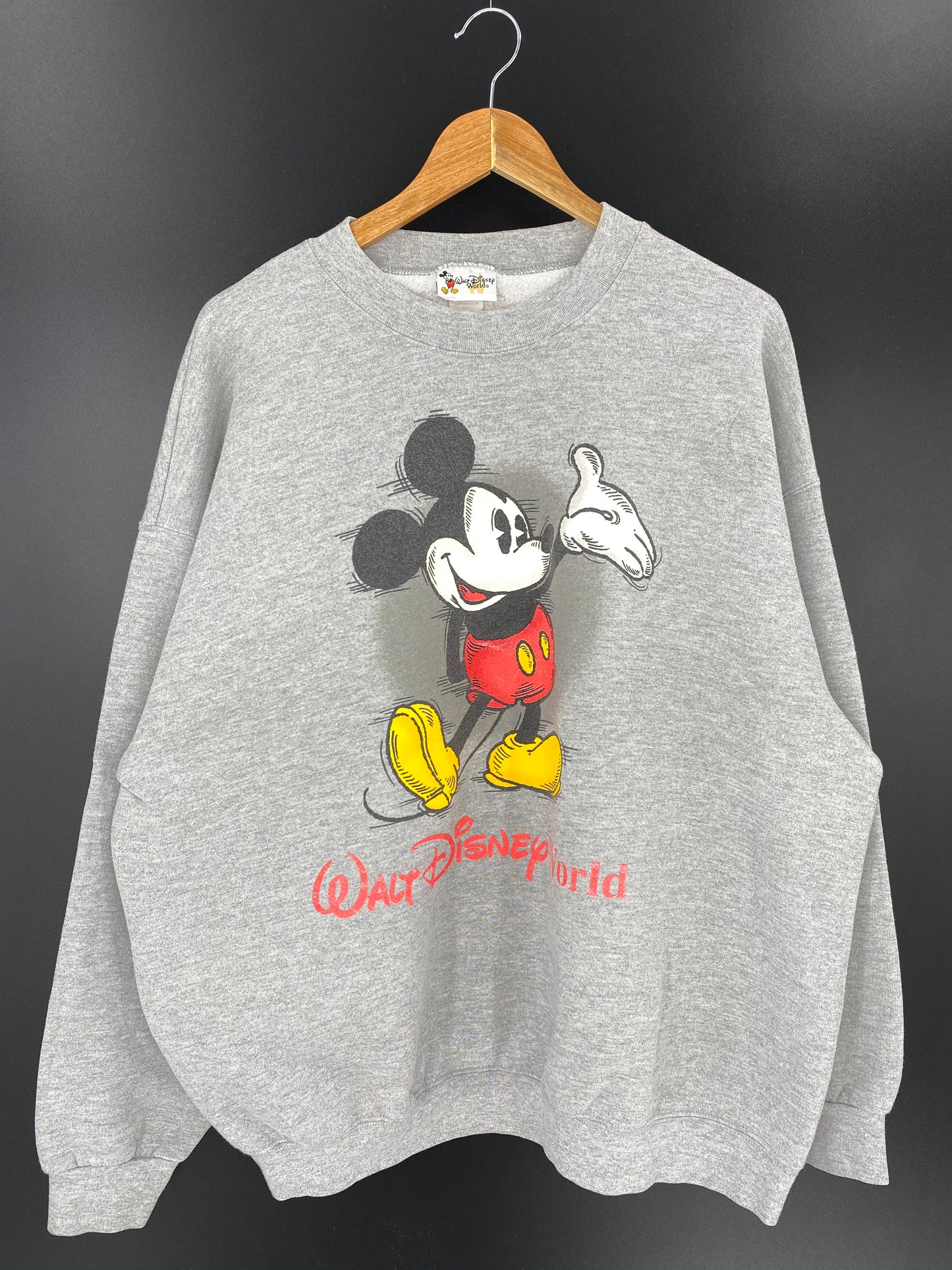 00' DISNEY MICKEY Size XXL Vintage Sweat-shirt / 8995