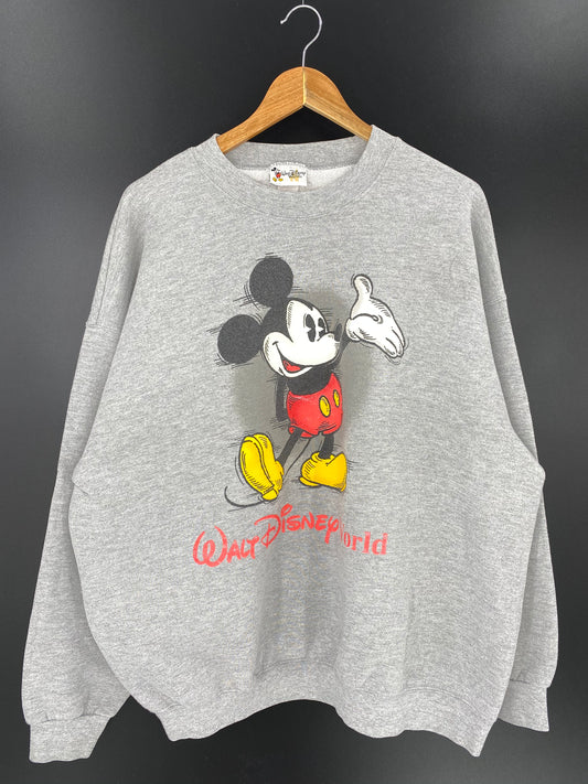 00' DISNEY MICKEY Size XXL Vintage Sweat-shirt / 8995