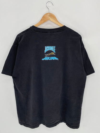 1993 JACKSONVILLE JAGUARS Size approx. L Vintage T-shirt  / 6064