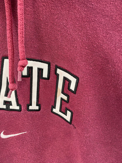 00' NIKE STATE Size M Vintage Hoodie Sweat-Shirt / K3343