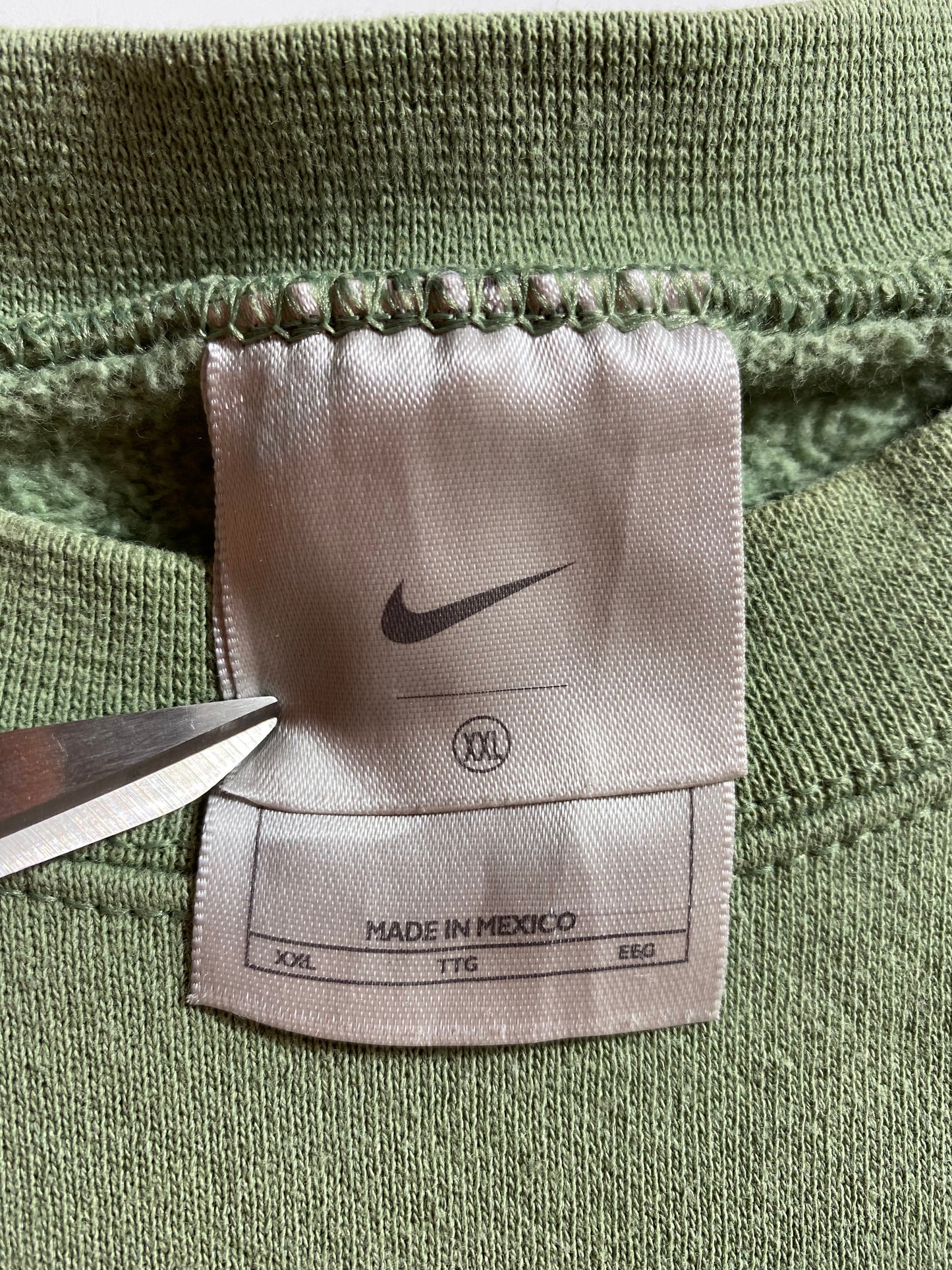 90’s NIKE Mini Swoosh Size XXL Vintage Sweat-shirt /8904