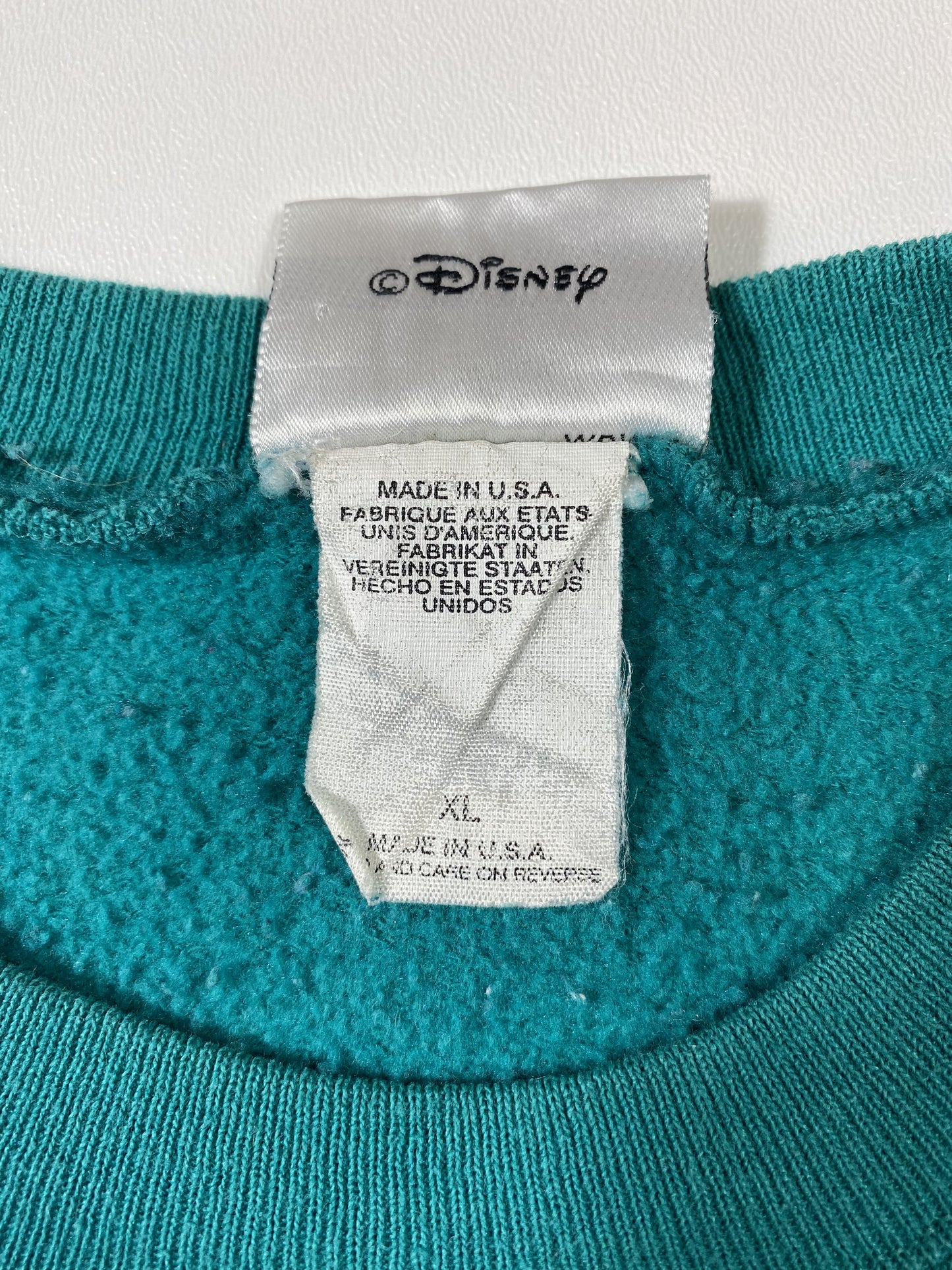 2000' DISNEY EPCOT Made in USA Size XL Vintage Sweat-shirt /k5570
