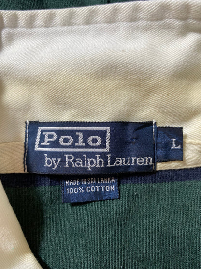 90's POLO RALPH LAUREN Size L Vintage Rugby-Shirt  / E2911R