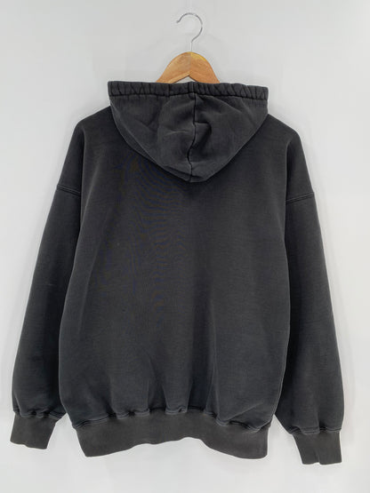 90’s NIKE Mini Swoosh Size L Vintage Half-zip Hoodie Sweat-shirt/ 9221