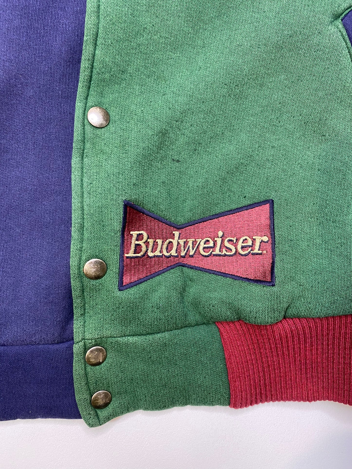 90’s Budweiser Vintage Sweat-Jacket / 5202
