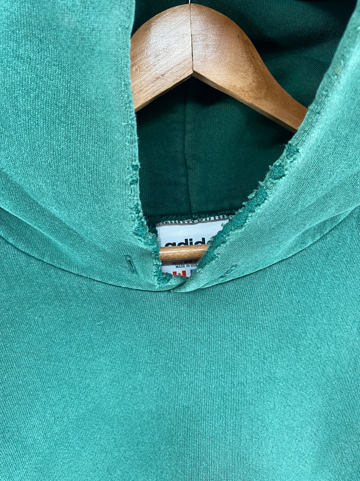 90’s ADIDAS Made in USA Size XL Vintage Hoodie Sweat-Shirts / k1388