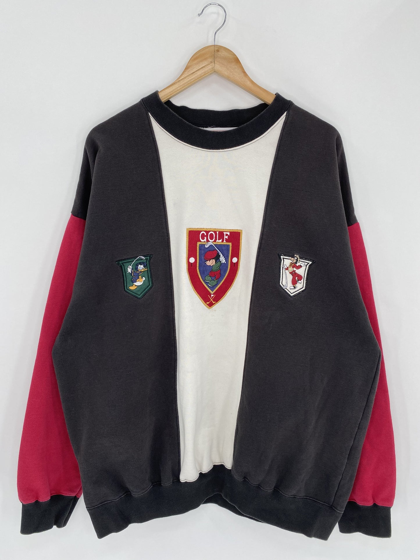 Vintage Disney Mickey GOLF Size XL Sweat-Shirt / K4850